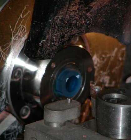 Base curve being cut