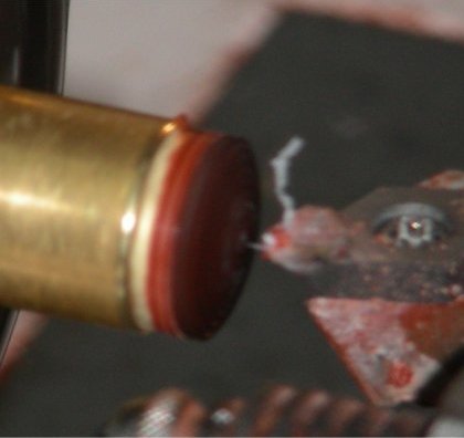Optical curve being cut